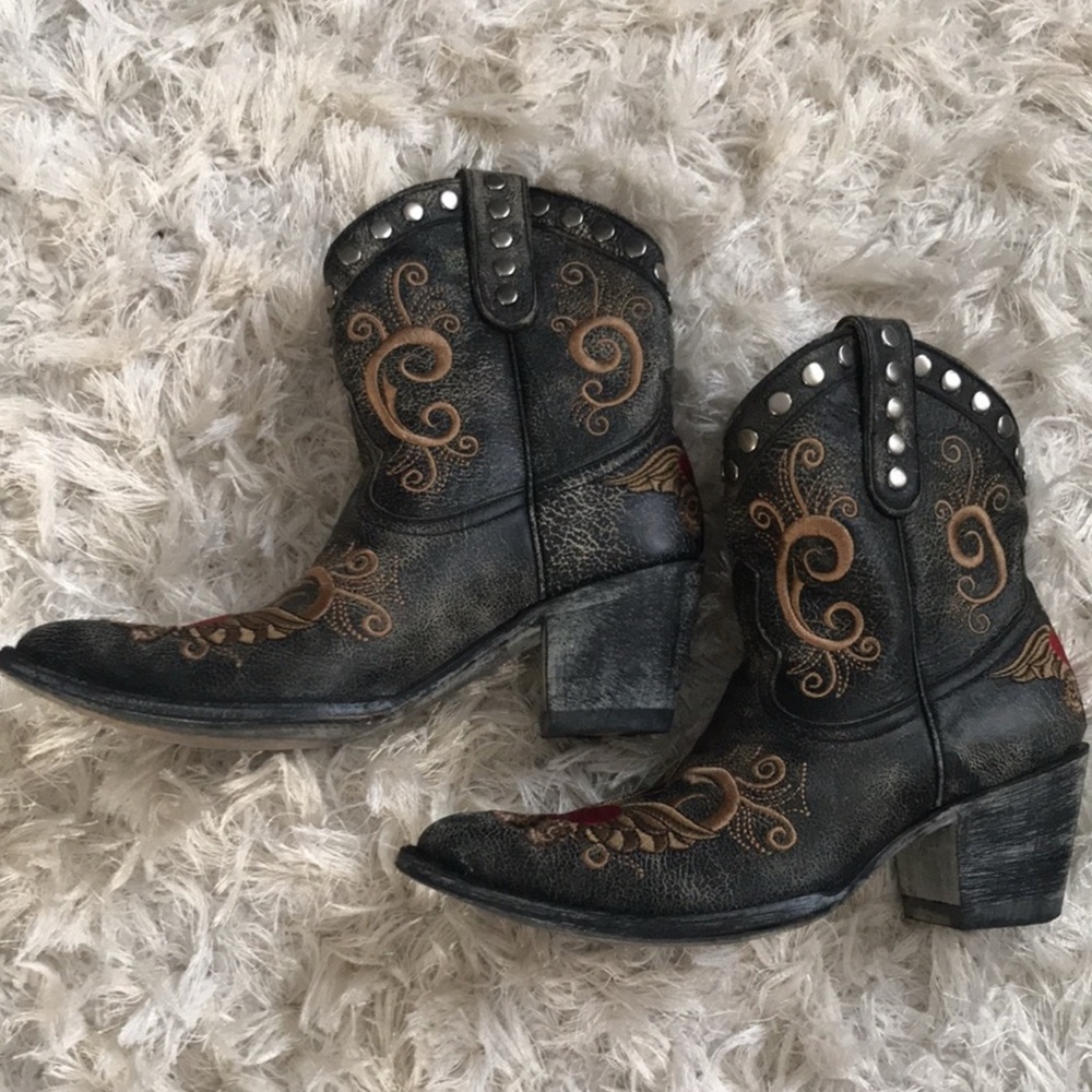 OLD GRINGO LITTLE G BLACK BOOTS (8) - Picture 7 of 13